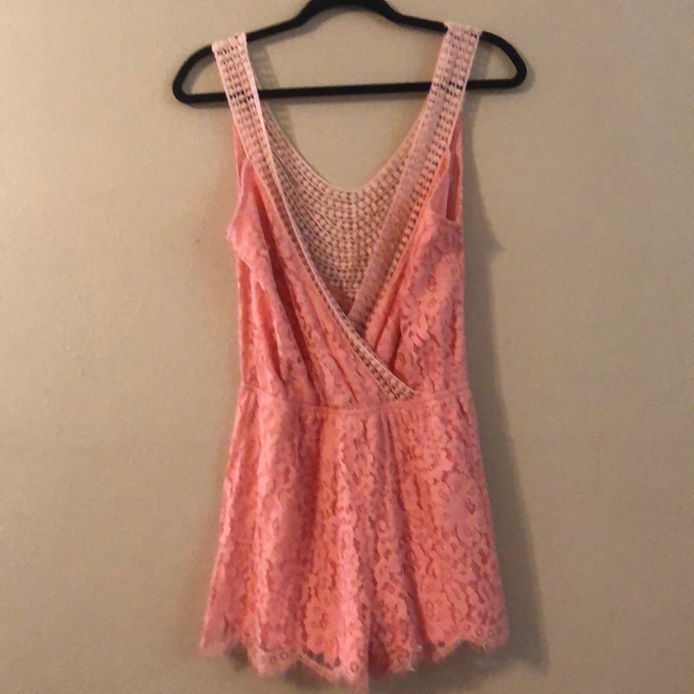 Peach Romper